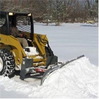 Snow Blades for Skid Steers by Worksaver