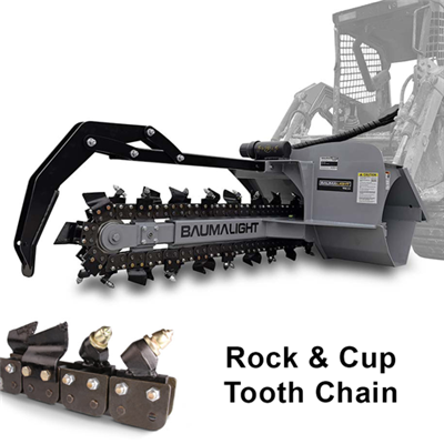 36X4" 50/50 ROCK & CUP TOOTH CHAIN